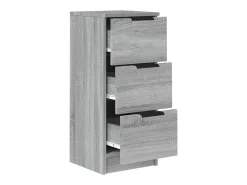Aparador Sonoma gris 30x30x70 cm Madera de ingeniería