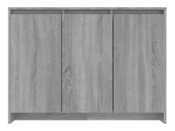 Aparador Sonoma Gris 102x33x75 cm Madera de Ingeniería