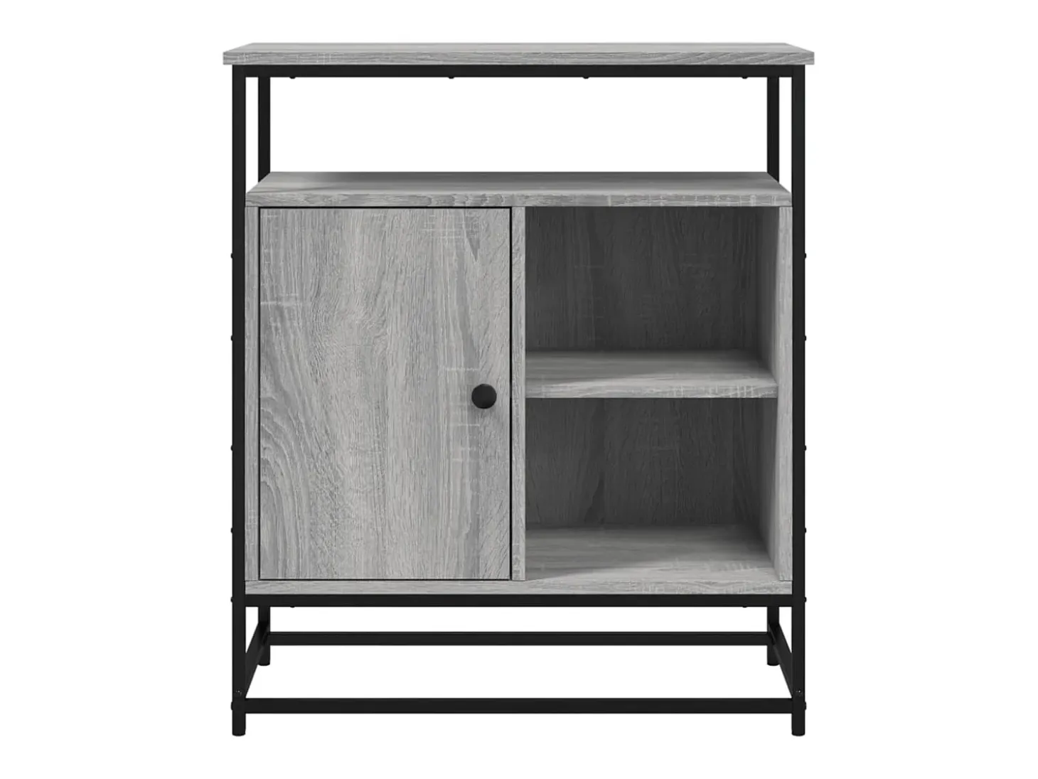 Aparador Sonoma gris 69x35x80 cm madera de ingeniería