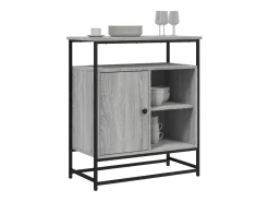 Aparador Sonoma gris 69x35x80 cm madera de ingeniería