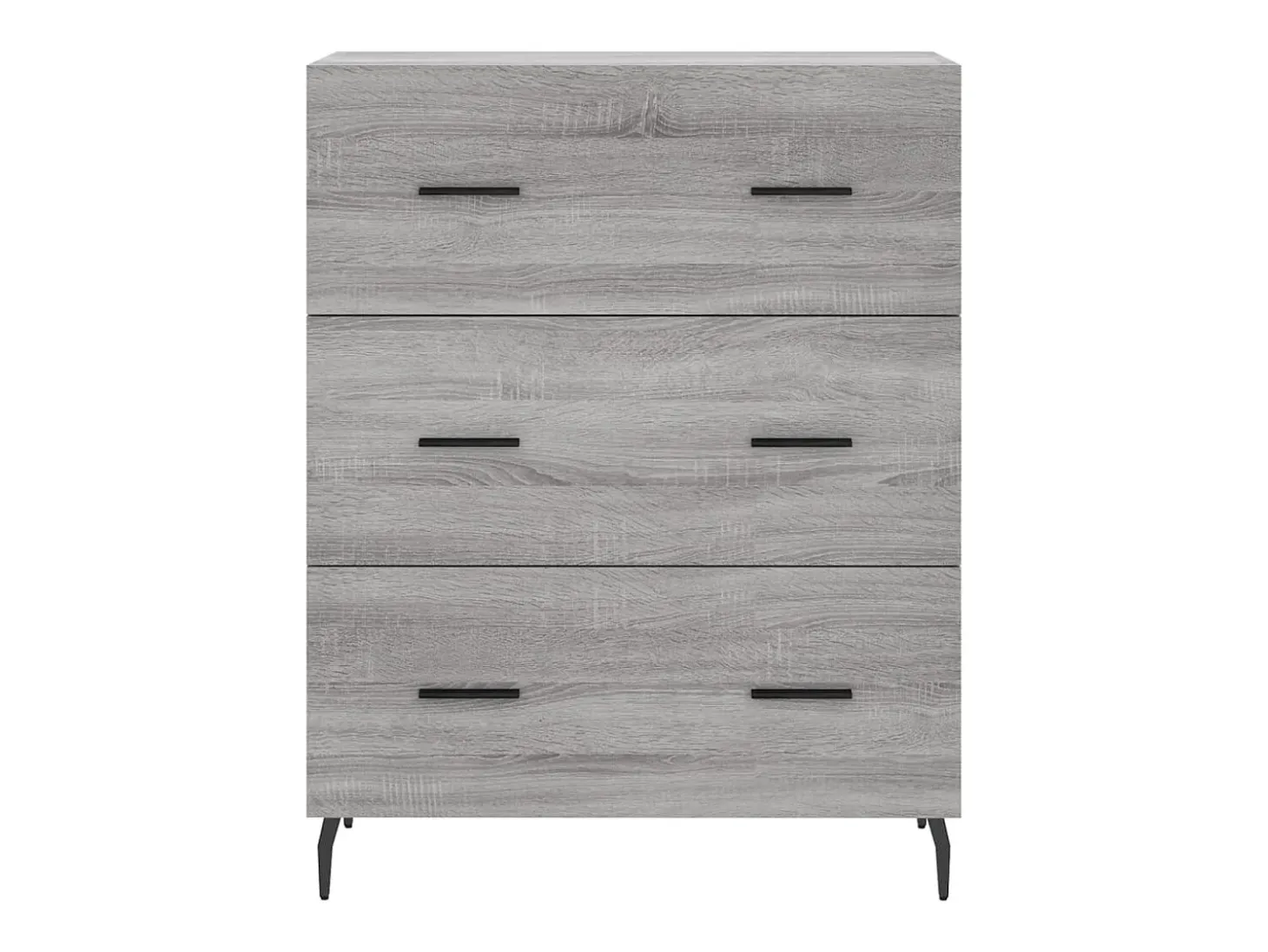 Aparador Sonoma gris 69,5x34x90 cm madera de ingeniería