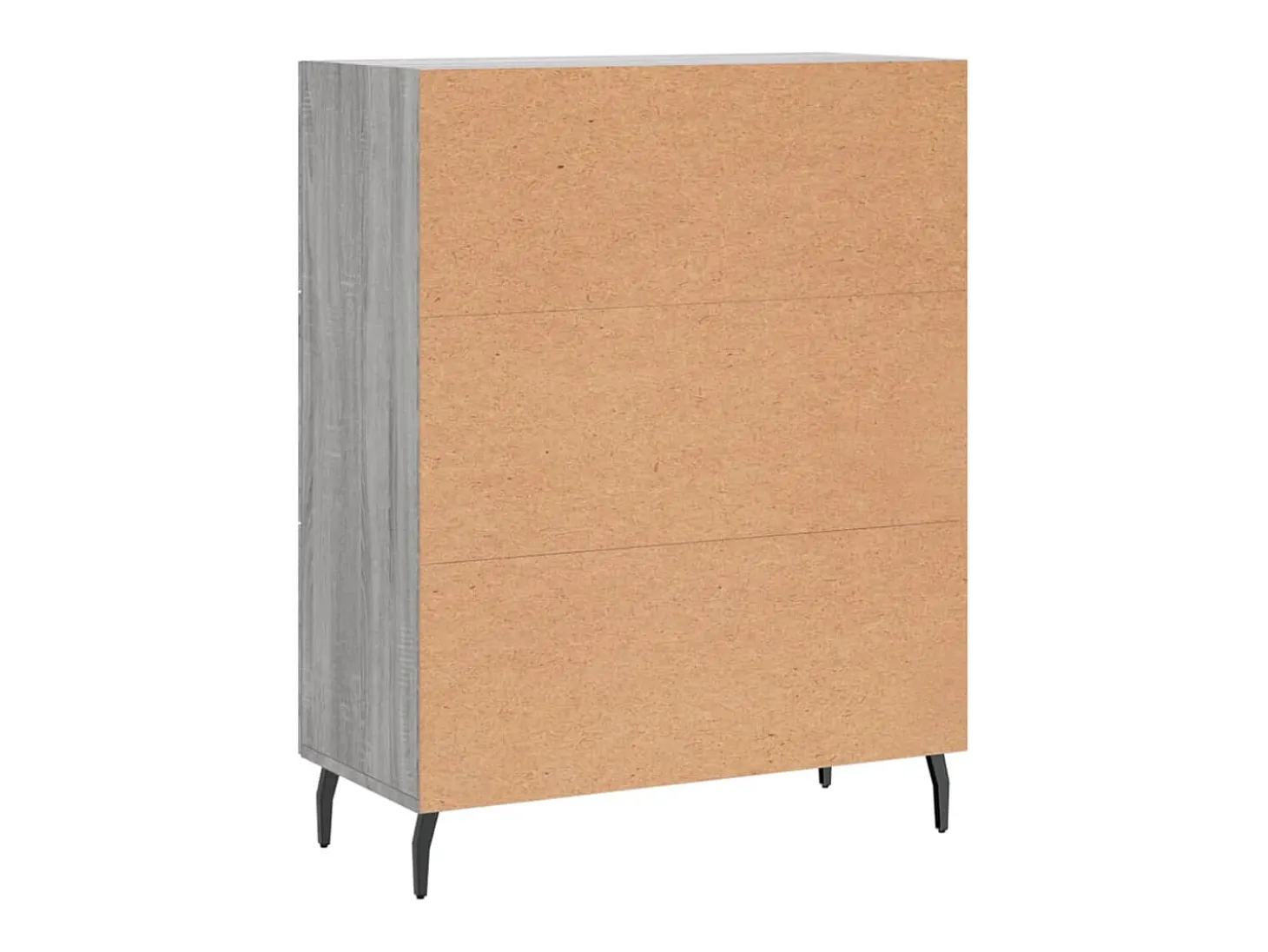 Aparador Sonoma gris 69,5x34x90 cm madera de ingeniería