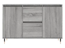 Aparador Sonoma gris 104x35x70 cm madera de ingeniería