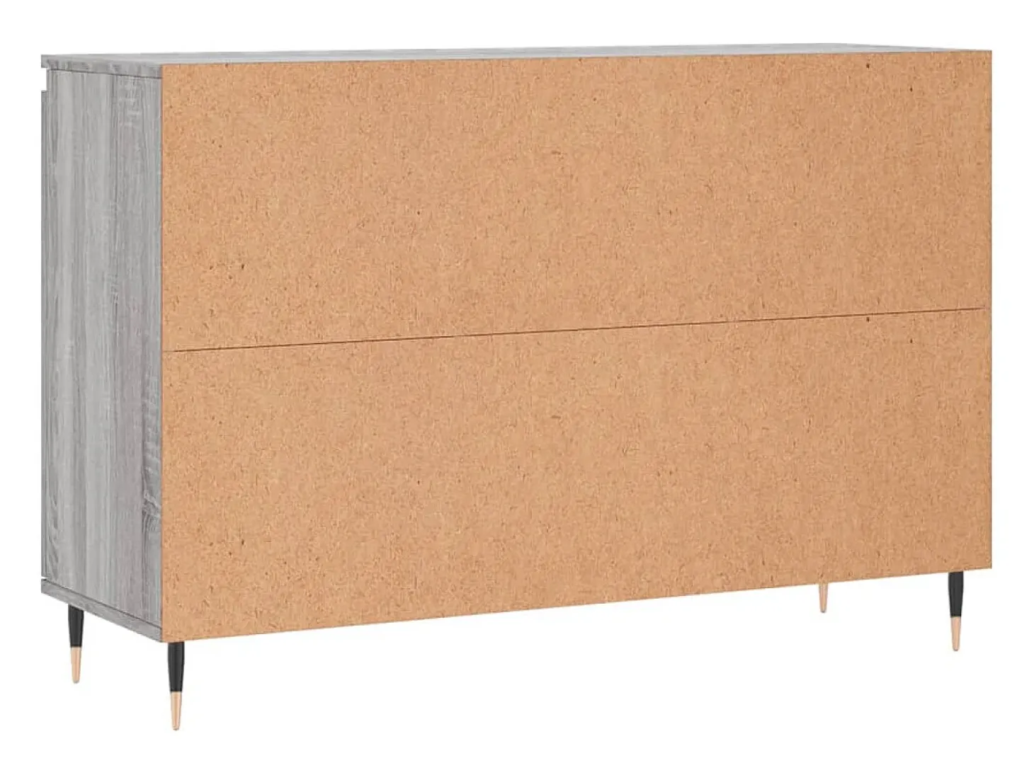 Aparador Sonoma gris 104x35x70 cm madera de ingeniería