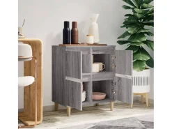 Aparador Sonoma gris 60x35x70 cm Madera de ingeniería