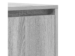 Aparador Sonoma gris 120x41x75 cm en madera de ingeniería