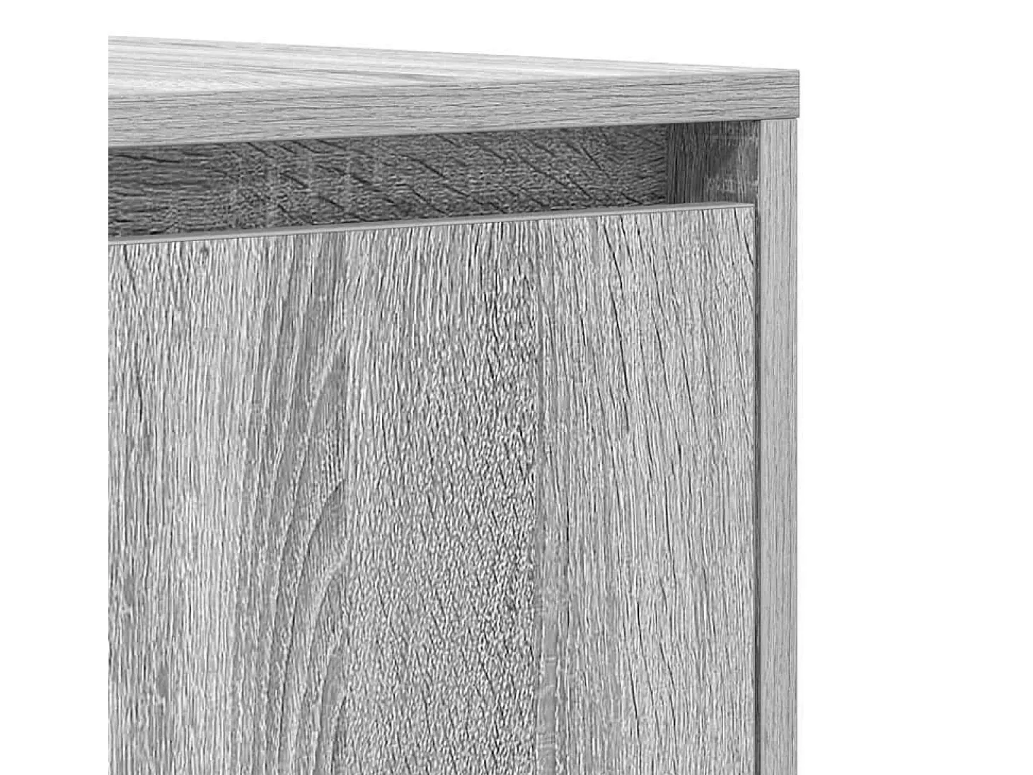 Aparador Sonoma gris 120x41x75 cm en madera de ingeniería