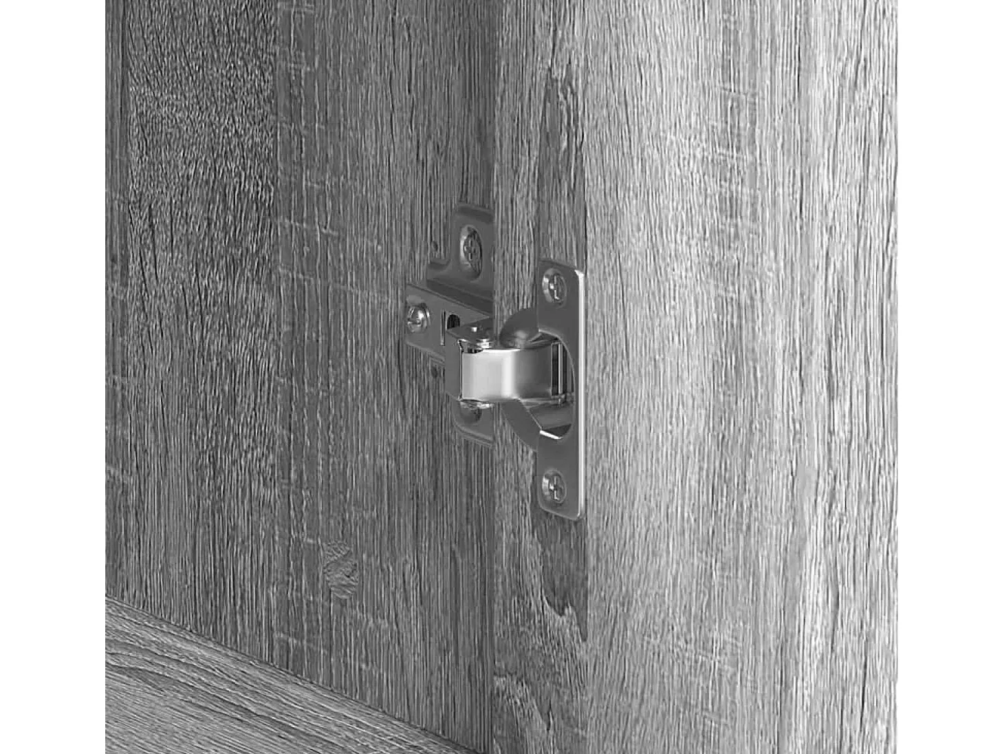 Aparador Sonoma gris 120x41x75 cm en madera de ingeniería