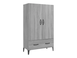 Aparador Sonoma gris 70x31x115 cm Madera de ingeniería