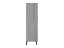 Aparador Sonoma gris 70x31x115 cm Madera de ingeniería