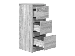 Aparador Sonoma gris 29,5x34x76 cm madera de ingeniería