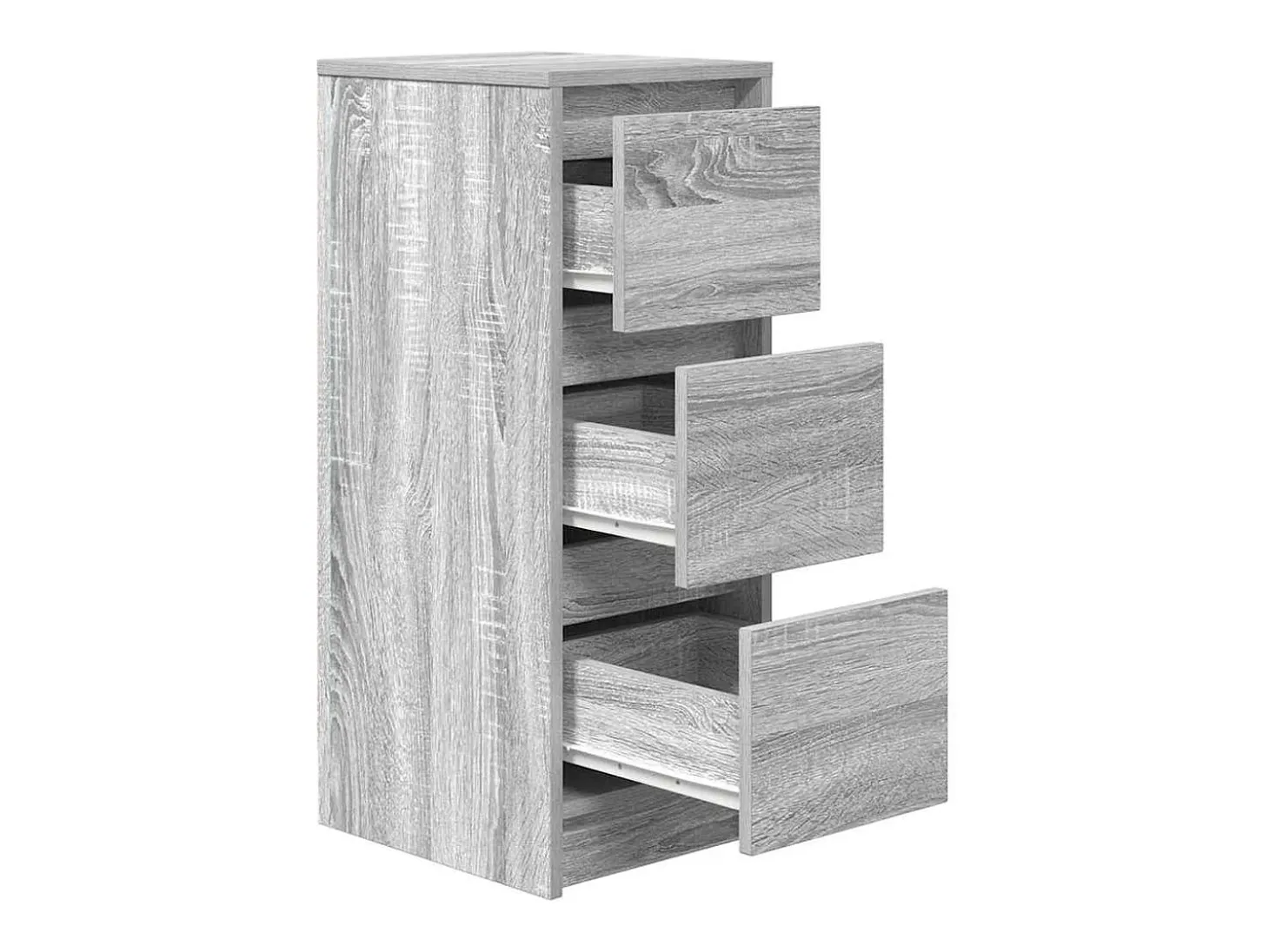 Aparador Sonoma gris 29,5x34x76 cm madera de ingeniería