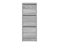Aparador Sonoma gris 29,5x34x76 cm madera de ingeniería