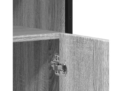 Aparador Sonoma gris 100x35x76 cm madera de ingeniería