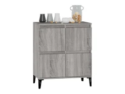 Aparador Sonoma gris 60x35x70 cm Madera de ingeniería