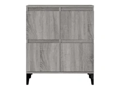 Aparador Sonoma gris 60x35x70 cm Madera de ingeniería