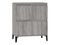 Aparador Sonoma gris 60x35x70 cm Madera de ingeniería