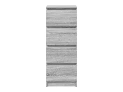 Aparador Sonoma gris 37,5x35x99 cm madera de ingeniería