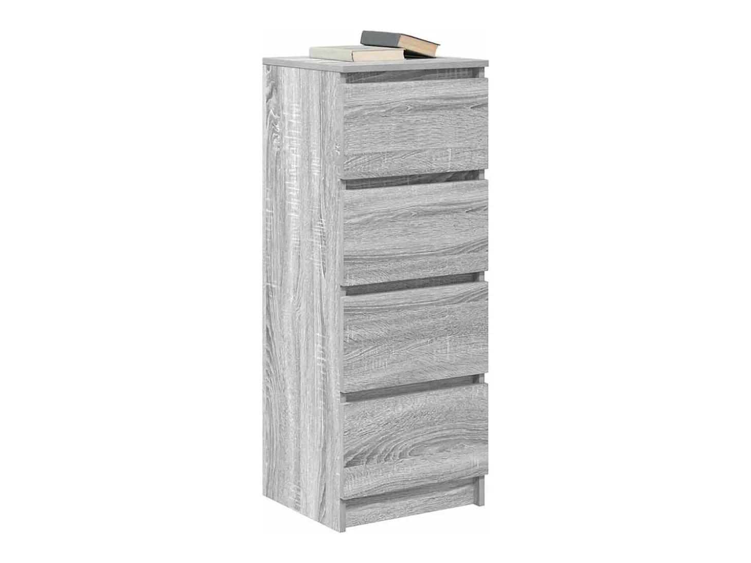 Aparador Sonoma gris 37,5x35x99 cm madera de ingeniería