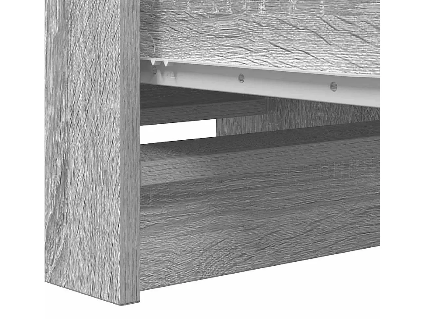 Aparador Sonoma gris 37,5x35x99 cm madera de ingeniería