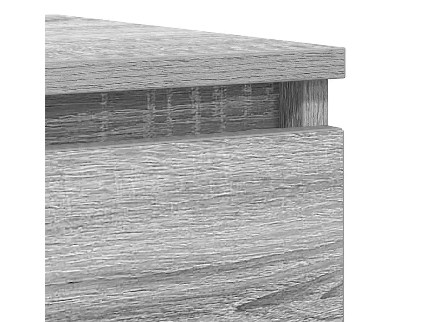 Aparador Sonoma gris 37,5x35x99 cm madera de ingeniería