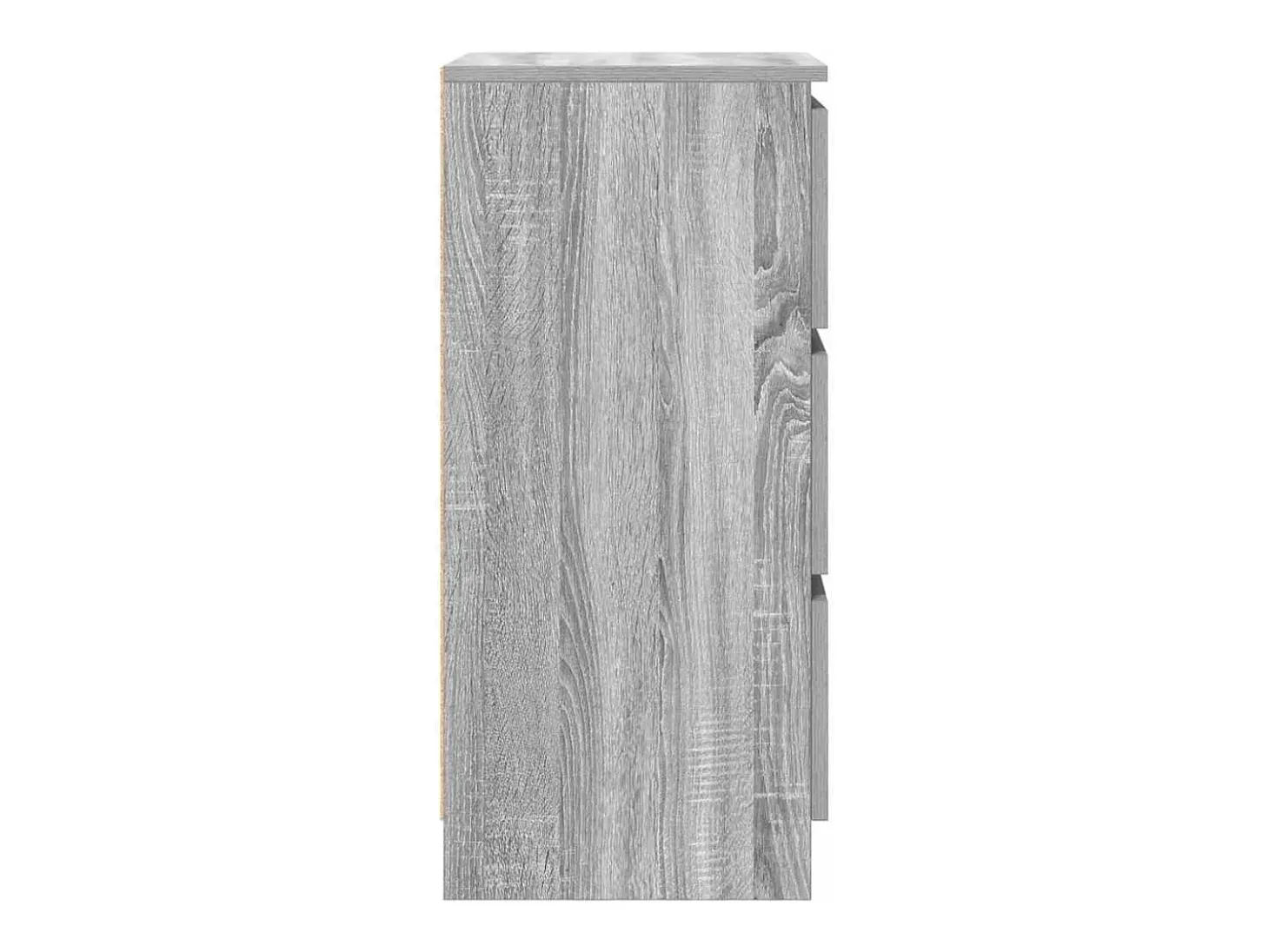 Aparador Sonoma gris 37,5x35x76 cm madera de ingeniería
