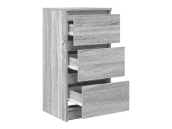Aparador Sonoma gris 37,5x35x76 cm madera de ingeniería