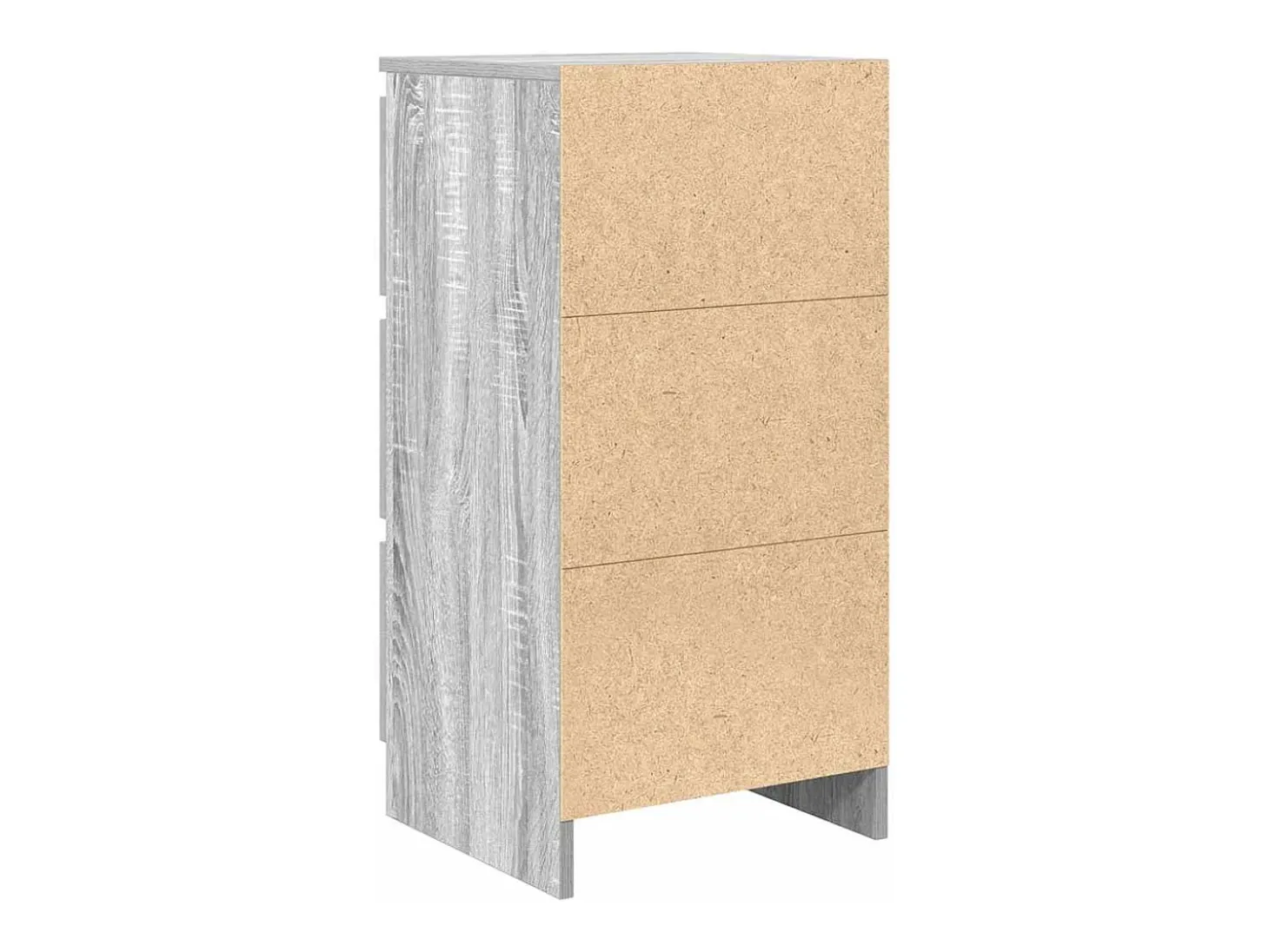 Aparador Sonoma gris 37,5x35x76 cm madera de ingeniería