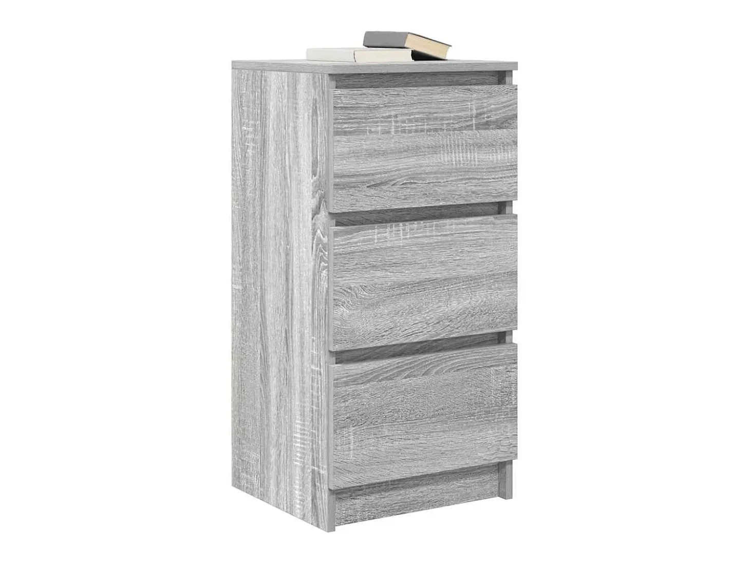 Aparador Sonoma gris 37,5x35x76 cm madera de ingeniería