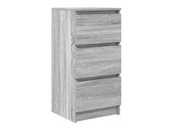 Aparador Sonoma gris 37,5x35x76 cm madera de ingeniería