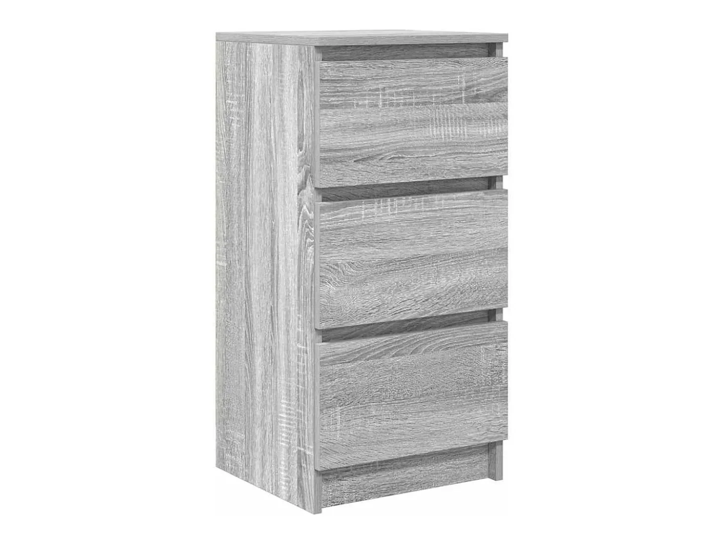 Aparador Sonoma gris 37,5x35x76 cm madera de ingeniería