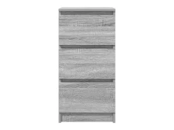 Aparador Sonoma gris 37,5x35x76 cm madera de ingeniería