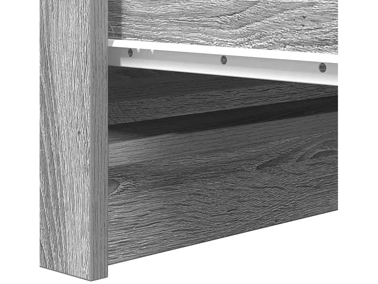 Aparador Sonoma gris 37,5x35x76 cm madera de ingeniería