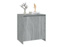 Aparador Sonoma gris 70x41x75 cm Madera de ingeniería