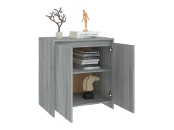Aparador Sonoma gris 70x41x75 cm Madera de ingeniería