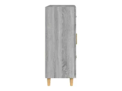 Aparador Sonoma gris 69,5x34x90 cm madera de ingeniería