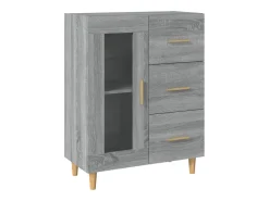Aparador Sonoma gris 69,5x34x90 cm madera de ingeniería