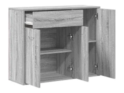 Aparador Sonoma gris 88x30x70 cm Madera de ingeniería