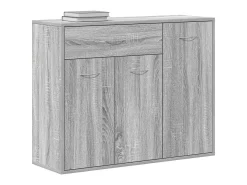 Aparador Sonoma gris 88x30x70 cm Madera de ingeniería