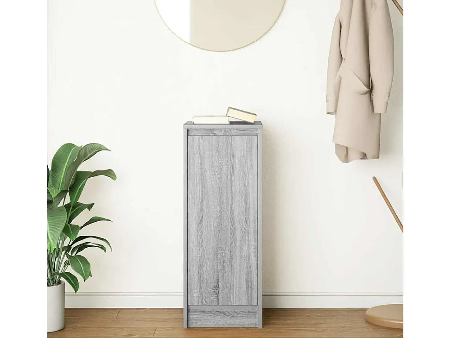 Aparador Sonoma gris 29,5x34x76 cm madera de ingeniería