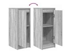 Aparador Sonoma gris 29,5x34x76 cm madera de ingeniería