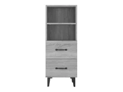 Aparador Sonoma gris 34,5x34x90 cm Madera de ingeniería