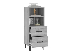 Aparador Sonoma gris 34,5x34x90 cm Madera de ingeniería