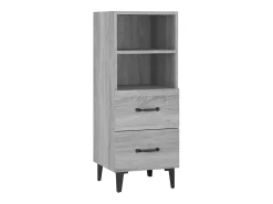 Aparador Sonoma gris 34,5x34x90 cm Madera de ingeniería