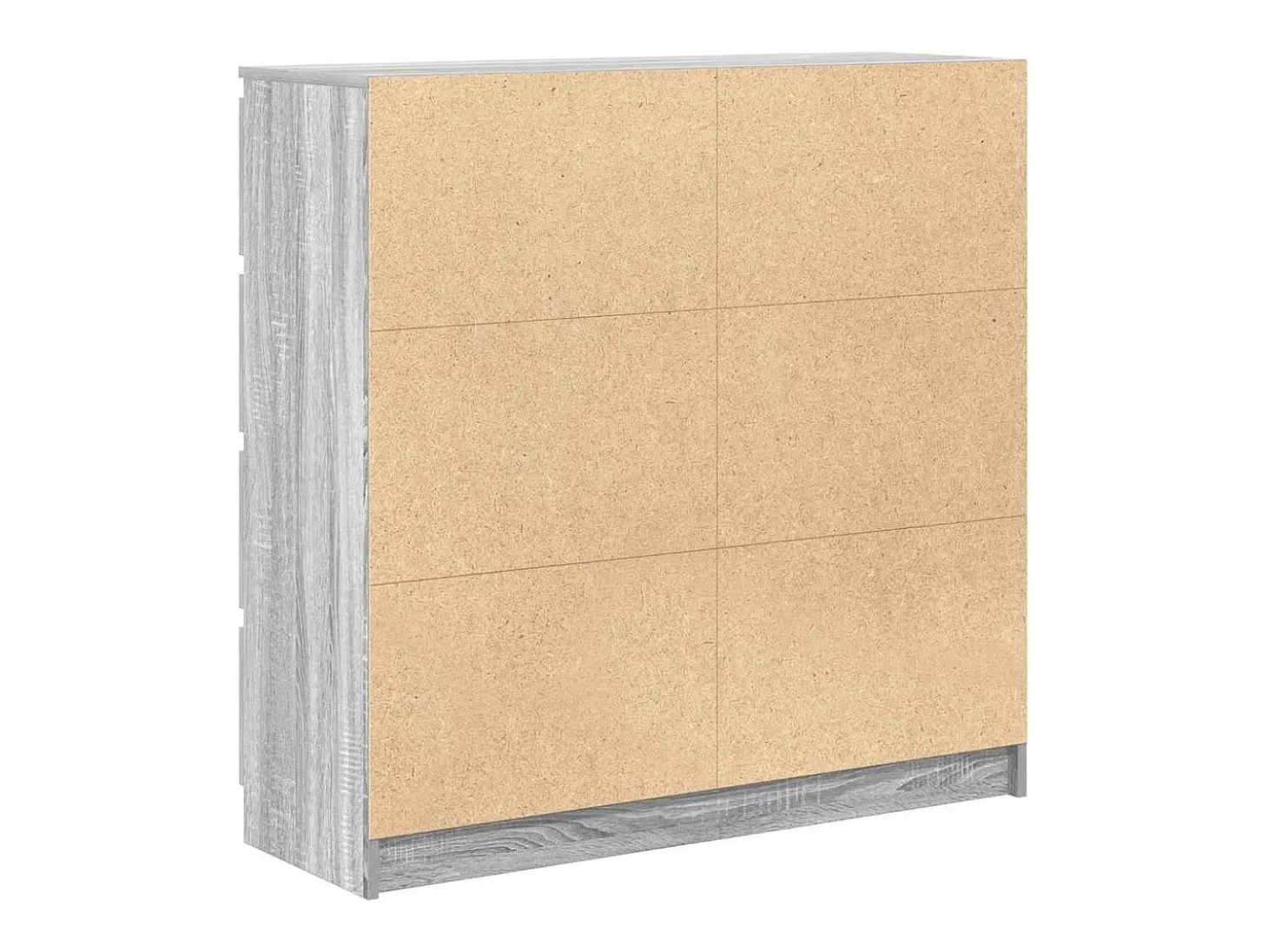 Aparador Sonoma gris 100x35x99 cm madera de ingeniería