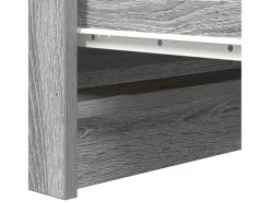 Aparador Sonoma gris 100x35x99 cm madera de ingeniería