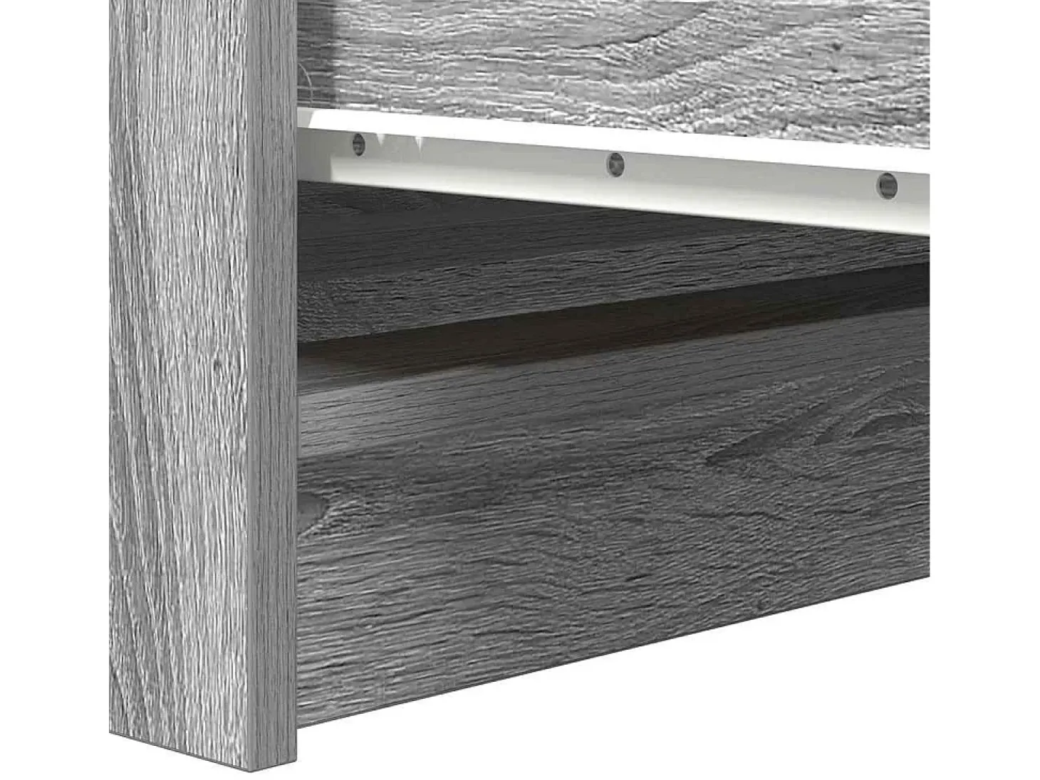Aparador Sonoma gris 100x35x99 cm madera de ingeniería