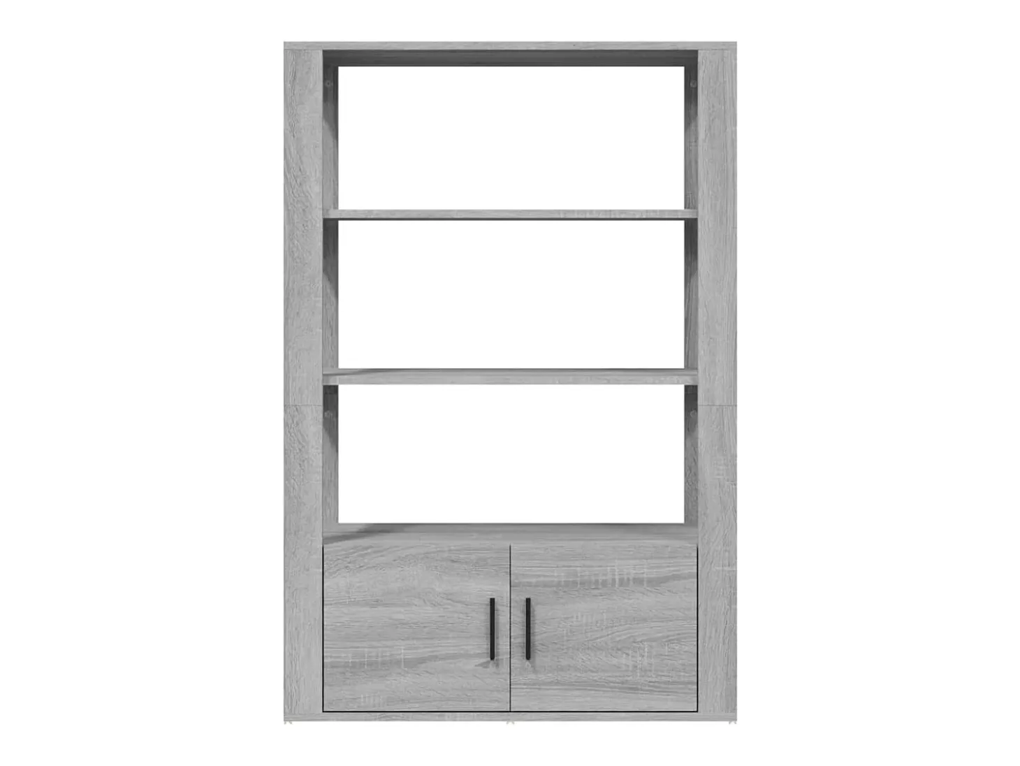 Aparador Sonoma gris 80x30x119,5 cm Madera de ingeniería