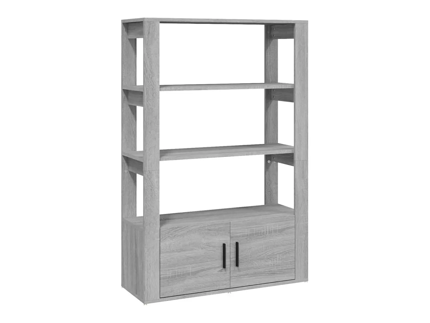 Aparador Sonoma gris 80x30x119,5 cm Madera de ingeniería