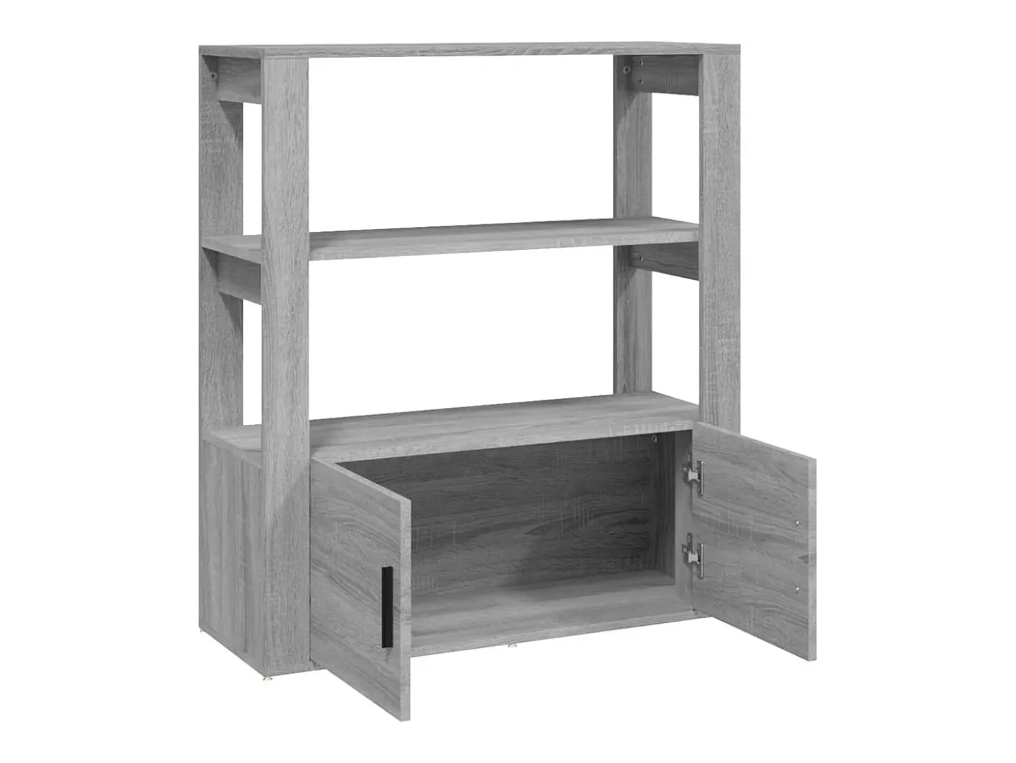 Aparador Sonoma gris 80x30x90 cm Madera de ingeniería
